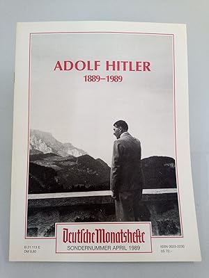 Bild des Verkufers fr Adolf Hitler 1889-1989 zum Verkauf von SIGA eG