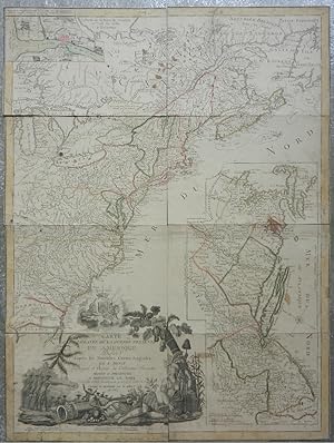 Carte du théatre de la guerre présente en Amérique dressée d'après les Nouvelles cartes anglaises...