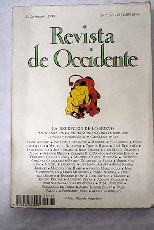 Seller image for Revista de Occidente, Ao 1993, n 146_147:: Parerga; Venus novsima; Baudelaire y su descendencia; James Joyce en su laberinto; El arte al cubo; Berln 1931; William Faulkner; Por qu se escribe; Las cosas y 'el ello'; Carta a Virginia Woolf; El suicidio y el superrealismo; Asimilacin de la mquina; Una nueva divisin del mundo: cejialtos y cejibajos; Sobre la sinceridad triunfante; Ramn en Pars; Ultimo grito; Sobre el arte nuevo; Poltica y literatura; Las palabras y lo indecible; Sprinters; Rainer Mara Rilke: el ido; Frank Kafka: El proceso y El castillo; Jorge Luis Borges: El fervor de Buenos Aires; El silencio por Mallarm: encuesta sin trascendencia; El poeta asesinado; Llega el antepasado: la resurreccin de Saint-Pol-Roux; Cocteau-Orfeo; Andr Gide: Journal des Faux-Monnayeurs; for sale by Alcan Libros