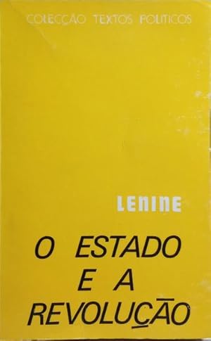 Bild des Verkufers fr O ESTADO E A REVOLUO. zum Verkauf von Livraria Castro e Silva