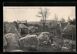 Carte postale Kertugal-St-Quay, Côtes-du-Nord, Les Pierres Druidiques