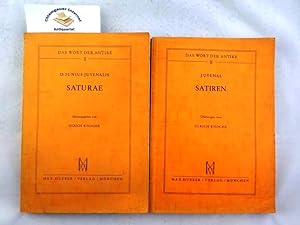 Saturae. Satiren. ZWEI Bände. Übertragen und mit Anmerkungen versehen von Ulrich Knoche. (Das Wor...