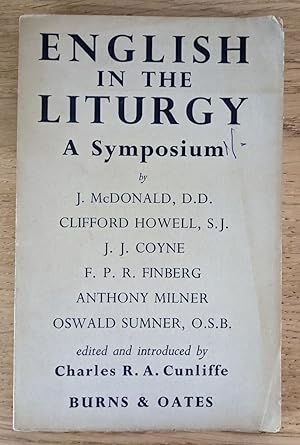 Seller image for ENGLISH IN THE LITURGY A SYMPOSIUM for sale by Happyfish Books