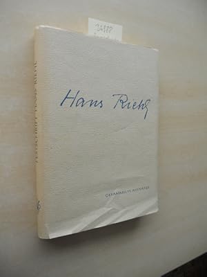 Festschrift Hans Riehl. Gesammelte Aufsätze. SIGNIERT UND NUMERIERT.