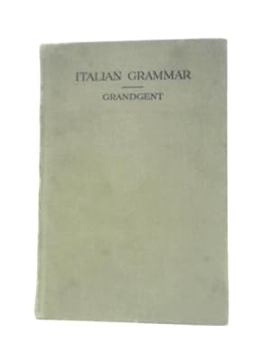 Seller image for Italian Grammar for sale by World of Rare Books