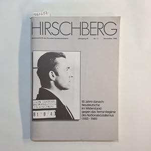 Hirschberg. Monatsschrift des Bundes Neudeutschland. Jahrgang 46, Nr. 11, November 1993.