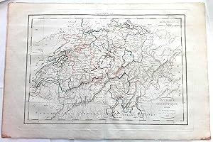 République helvétique divisée en ses 22 cantons par F. Delamarche fils 1816.