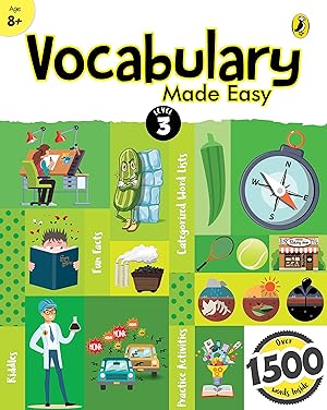 Seller image for Vocabulary Made Easy Level 3: fun, interactive English vocab builder, activity & practice book with pictures for kids 8+, collection of 1500+ everyday words| fun facts, riddles for children, grade 3 for sale by Redux Books