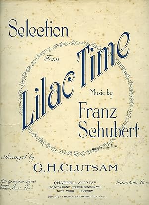 Bild des Verk�ufers f�r Lilac Time | A Play with Music in Three Acts | Piano Score Only [Vintage Piano Solo Sheet Music] zum Verkauf von Little Stour Books PBFA Member