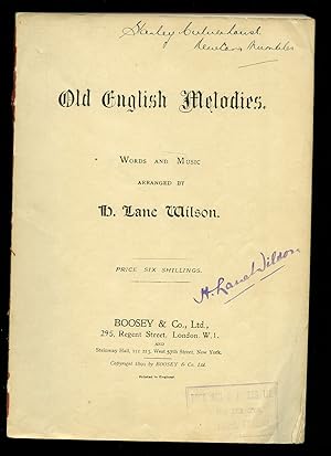 Seller image for Old English Melodies | Words and Music [Vintage Piano Solo Sheet Music] for sale by Little Stour Books PBFA Member