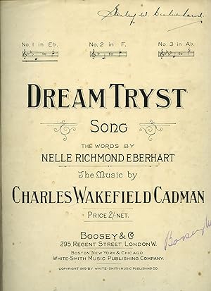 Seller image for Dream Tryst | Song [Vintage Piano Solo Sheet Music] for sale by Little Stour Books PBFA Member