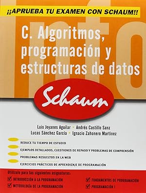 Imagen del vendedor de C. Algoritmos, programacin y estructura de datos. Serie Schaum a la venta por Imosver