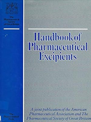 Imagen del vendedor de Handbook of Pharmaceutical Excipients a la venta por WeBuyBooks