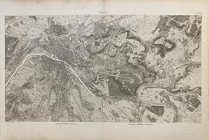 Seller image for Carte topographique des environs de Versailles dite des chasses imp�riales. for sale by Librairie Historique F. Teiss�dre
