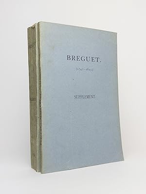 Bild des Verkufers fr BREGUET. (1747-1823) [Two Volumes] zum Verkauf von Second Story Books, ABAA