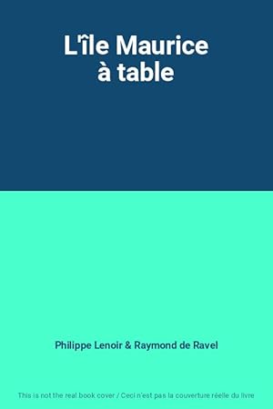 Bild des Verk�ufers f�r L'�le Maurice � table zum Verkauf von Ammareal