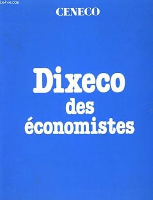 Seller image for Dixeco des economistes for sale by Ammareal