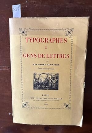 Imagen del vendedor de Typographes & gens de lettres. a la venta por LIBRERIA XODO