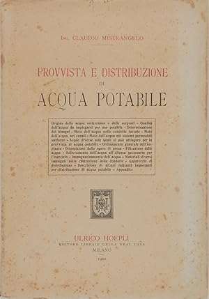 Provvista e distribuzione di acqua potabile