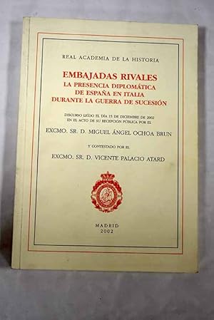 Imagen del vendedor de Embajadas rivales a la venta por Alcan Libros