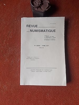 Revue Numismatique 1983. VIe Série - Tome XXV