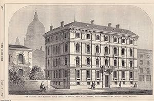 1866 : The British and Foreign Bible Society's House, New Earl Street, Blackfriars. Edward I'Anso...