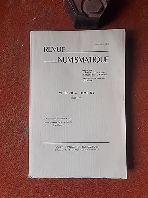 Revue Numismatique 1978. VIe Série - Tome XX