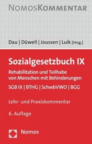 Seller image for Sozialgesetzbuch IX: Rehabilitation und Teilhabe von Menschen mit Behinderungen. SGB IX | BTHG | SchwbVWO | BGG (Sozialgesetzbuch, 9) for sale by Rheinberg-Buch Andreas Meier eK