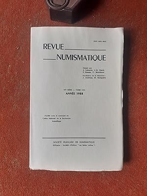 Revue Numismatique 1988. VIe Série - Tome XXX