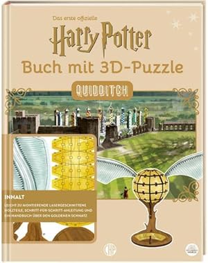 Image du vendeur pour Harry Potter - Quidditch - Das offizielle Buch mit 3D-Puzzle Fan-Art: Buch mit hochwertigem Harry Potter Schnatz-Figuren-Holzbau-Set mis en vente par Rheinberg-Buch Andreas Meier eK