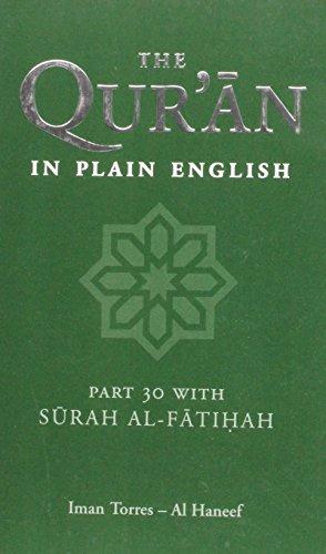 Seller image for The Qur'an in Plain English: Part 30 With Surah Al-Fatihah for sale by WeBuyBooks