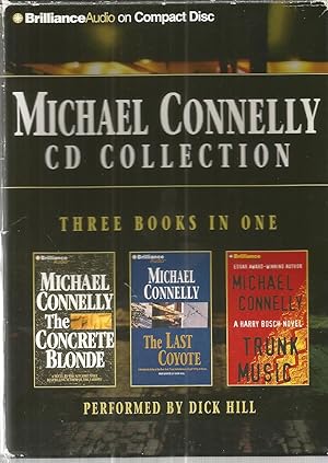Seller image for Michael Connelly CD Collection: 3 Books in 1 (The Concrete Blonde / The Last Coyote / Trunk Music) for sale by The Book Junction