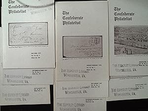 Seller image for The Confederate Philatelist (Lot of 8 magazines) for sale by Wonder Book