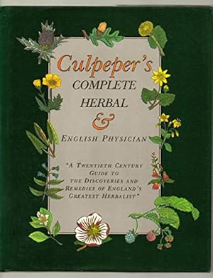 Imagen del vendedor de Culpeper's Complete Herbal and English Physician . a la venta por WeBuyBooks