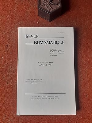 Revue Numismatique 1992. VIe Série - Tome XXXIV