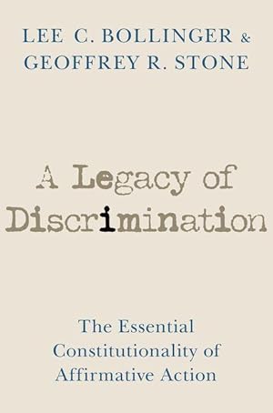 Image du vendeur pour A Legacy of Discrimination mis en vente par moluna