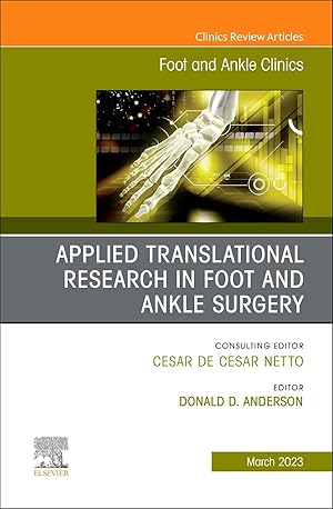 Bild des Verk�ufers f�r Applied Translational Research in Foot and Ankle Surgery, An issue of Foot and Ankle Clinics of North America zum Verkauf von moluna