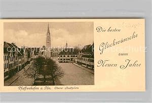 Postkarte Carte Postale 42644975 Pfaffenhofen Ilm Oberer Stadtplatz Pfaffenhofen a.d.Ilm
