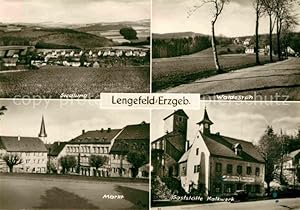 Bild des Verkufers fr Postkarte Carte Postale 72641658 Lengefeld Erzgebirge Waldesruh Markt Gaststaette Kalkwerk Siedlung Leng zum Verkauf von Versandhandel Boeger