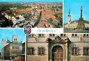 Postkarte Carte Postale 72646013 Olomouc Rathaus Dreifaltigkeitssaeule Kaufhaus Kirche Portal Olo...