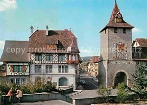Postkarte Carte Postale 12677354 Sempach LU Ortspartie mit Turm Sempach