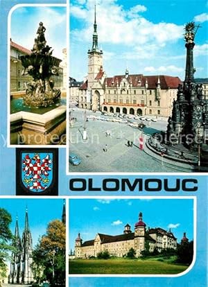 Postkarte Carte Postale 72649041 Olomouc Kasna Tritonu Namesti Miru Dom Hradisko Olomouc