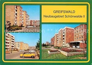 Postkarte Carte Postale 72682583 Greifswald Neubaugebiet Schoenwalde 2 Greifswald
