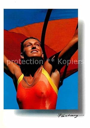 Bild des Verkufers fr Postkarte Carte Postale 72668259 Erotik Frau Surfing Schoene Kuenste zum Verkauf von Versandhandel Boeger