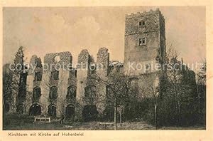 Postkarte Carte Postale 42673641 Hohentwiel Kirchturm Kirche Ruine Singen (Hohentwiel)