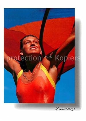 Bild des Verkufers fr Postkarte Carte Postale 72668261 Erotik Frau Surfing Schoene Kuenste zum Verkauf von Versandhandel Boeger