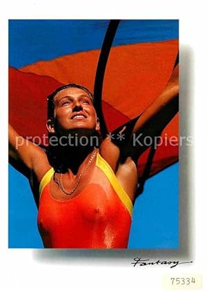 Bild des Verkufers fr Postkarte Carte Postale 72668265 Erotik Frau Surfing Schoene Kuenste zum Verkauf von Versandhandel Boeger