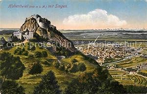 Postkarte Carte Postale 42673645 Hohentwiel Singen Alpen Singen (Hohentwiel)