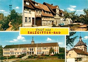 Postkarte Carte Postale 42704528 Salzgitter Bad Kirche Rathaus Fachwerk Salzgitter