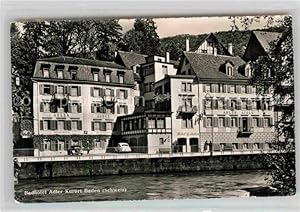 Postkarte Carte Postale 12734231 Baden AG Badhotel Adler Baden